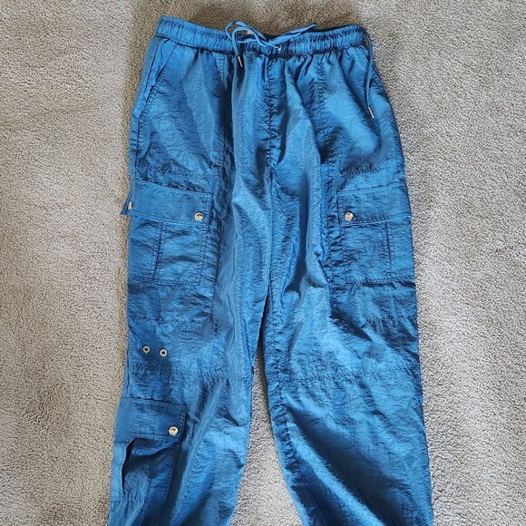 Cinq A Sept Nitsan parachute light blue pants Sz M 5 pockets - Picture 7 of 13